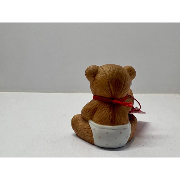 Lucy and Me VNTG 1982 Porcelain Figurine Baby Bear w/ Rattle Lucy And Me 93 NWT - Picture 3 of 5